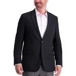 NEW Haggar Mens Black Blazer 38 Short Active Series Tailored Sport Jacket Coat