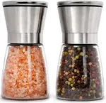 Home EC Premium Stainless Steel Salt and Pepper Grinder Adjustable Ceramic Sea Salt Grinder & Pepper Grinder