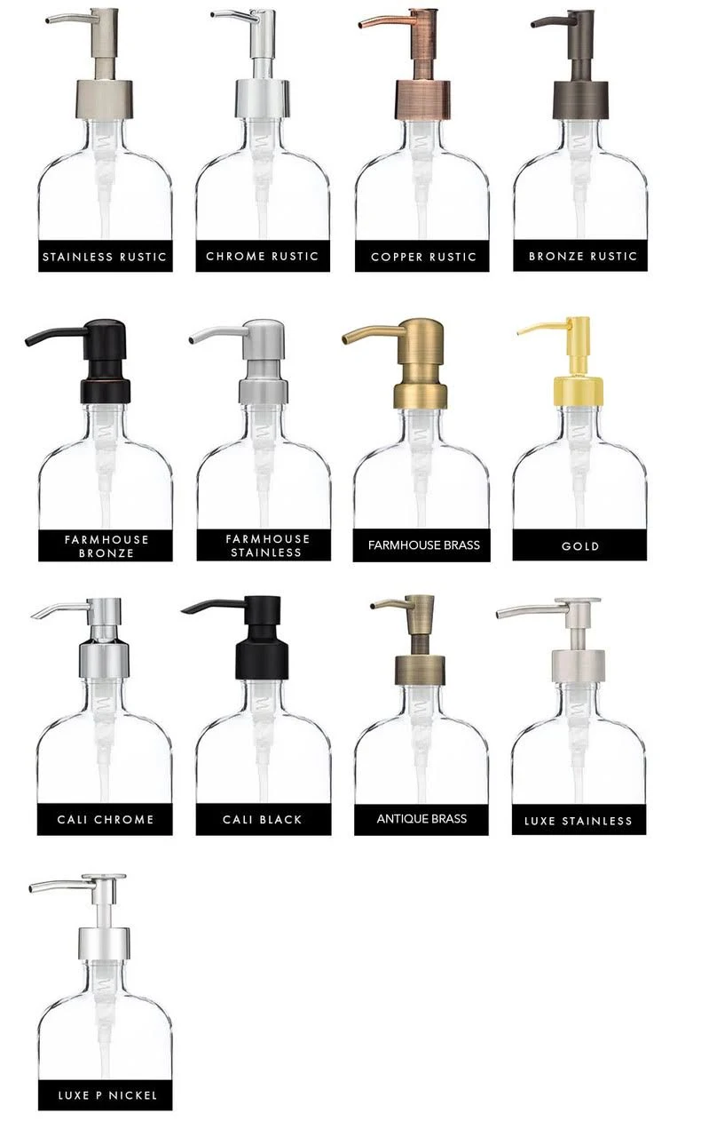 Just Soap Pumps -  Metal Custom Colors