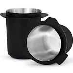 Normcore 53.3mm Portafilter Dosing Cup - 304 Stainless Steel - Matte Black - Non-Stick Coating Fits Breville Barista Express and 54mm Breville Machine