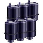 6-Pack Water Filter for PUR, PUR plus Faucet Water Filtration System, NSF Certif