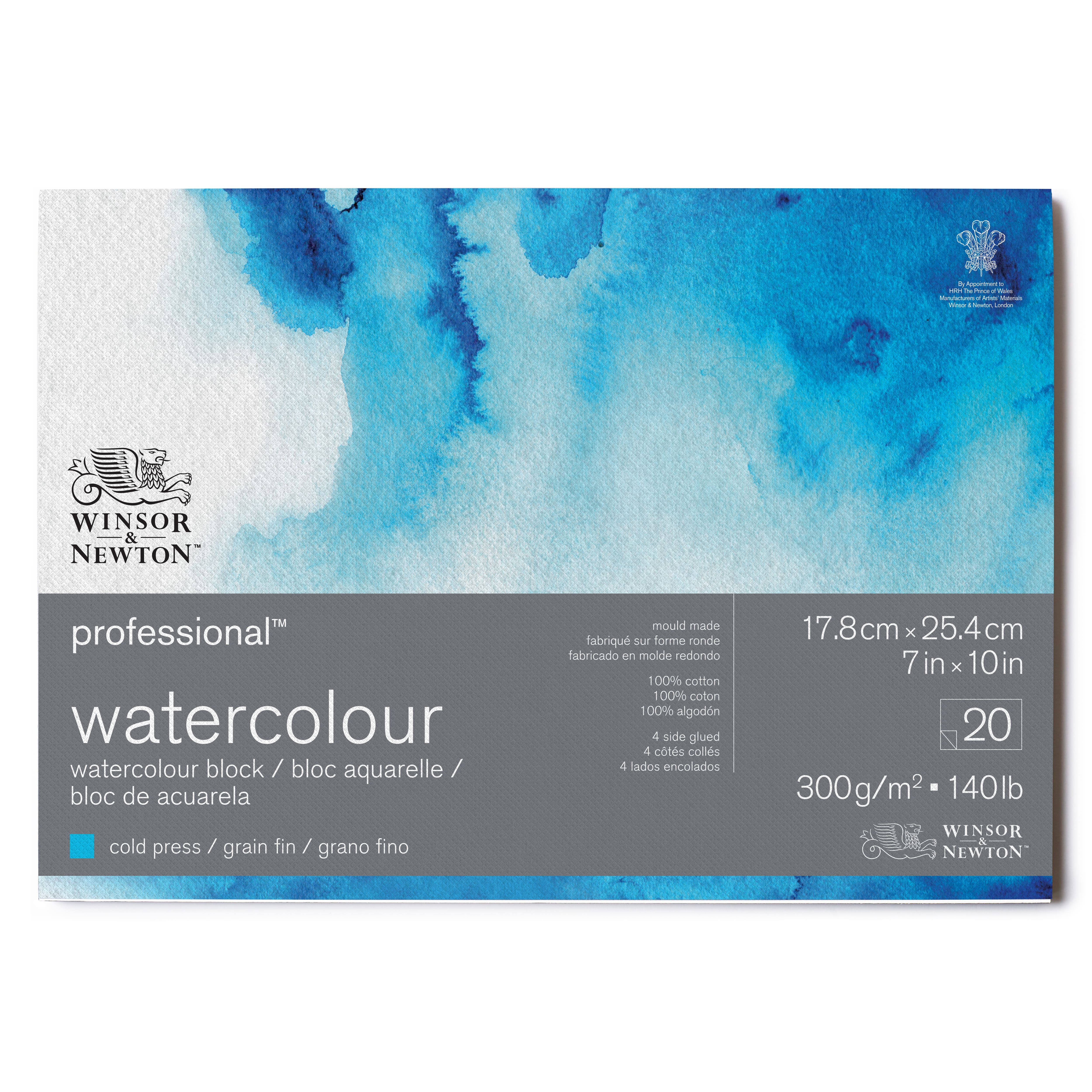 Winsor & Newton Professional Watercolor Block - 7" x 10", Cold Press