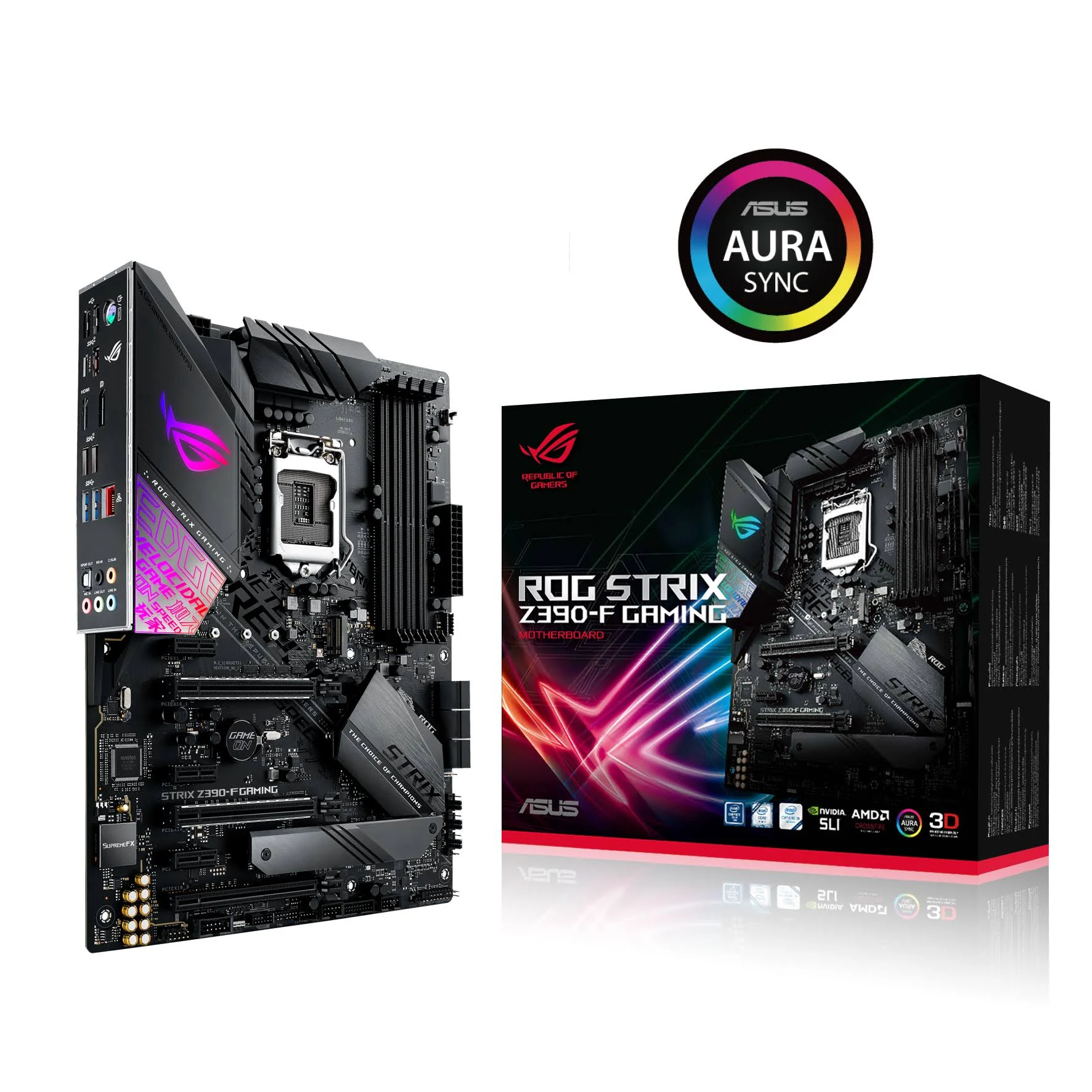 ASUS ROG Strix Z390-F Gaming LGA 1151 Intel Z390 HDMI USB 3.1 ATX Motherboard