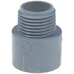 Carlon E943e-ctn Male Adapter, 3/4 inch, PVC, Gray