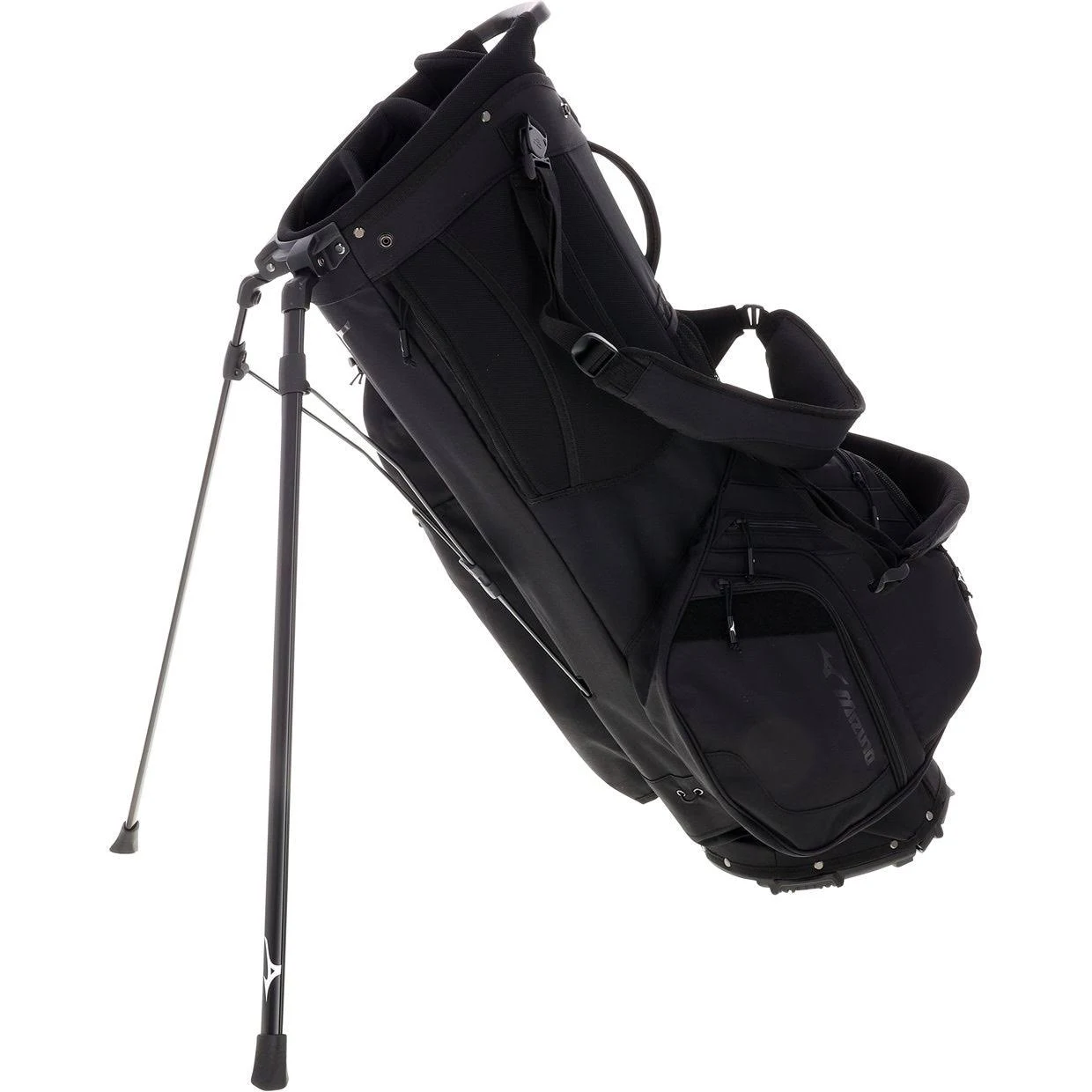 Mizuno BR-D4 6-WAY Golf Stand Bag | 6 Way Top Cuff | 3 Full Length Dividers | Dual Shoulder Straps | Full Length Stand Legs | Insulated Drink Pouch