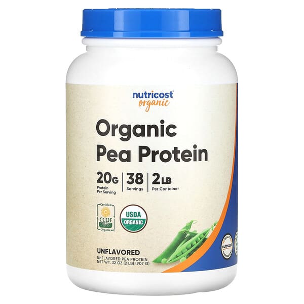 Nutricost Organic Pea Protein Isolate Powder