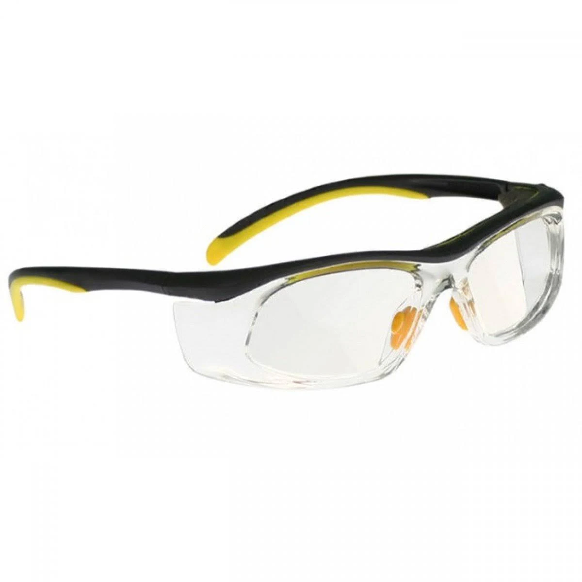 Safety Reading Glasses 206YB with Full Clear Magnifying Lenses, 1.00 to 3.00 Diopter, ANSI Z87 Approved