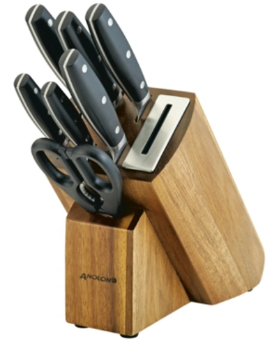 AlwaysSharp Japanese Steel 8-Pc. Knife Block Set