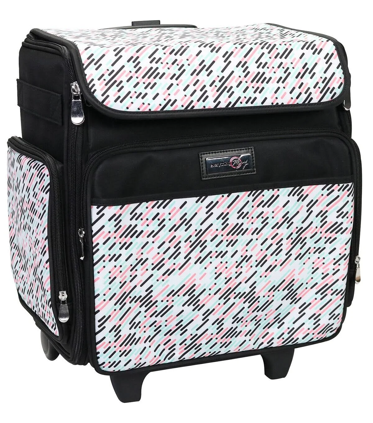 Everything Mary Collapsible Rolling Craft Bag, Pill Print, Size: Standard