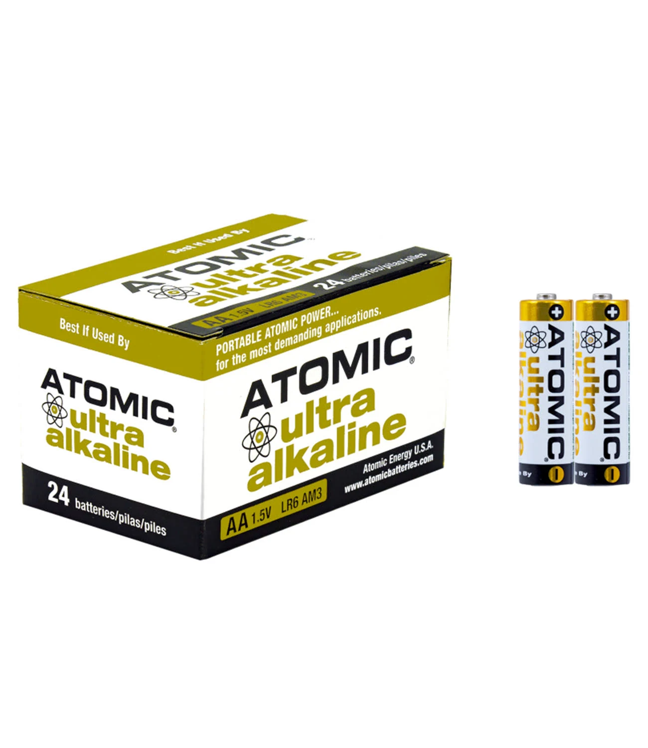 ATOMIC AA Battery 1.5V Ultra Alkaline LR6 AM3 (24 Batteries)