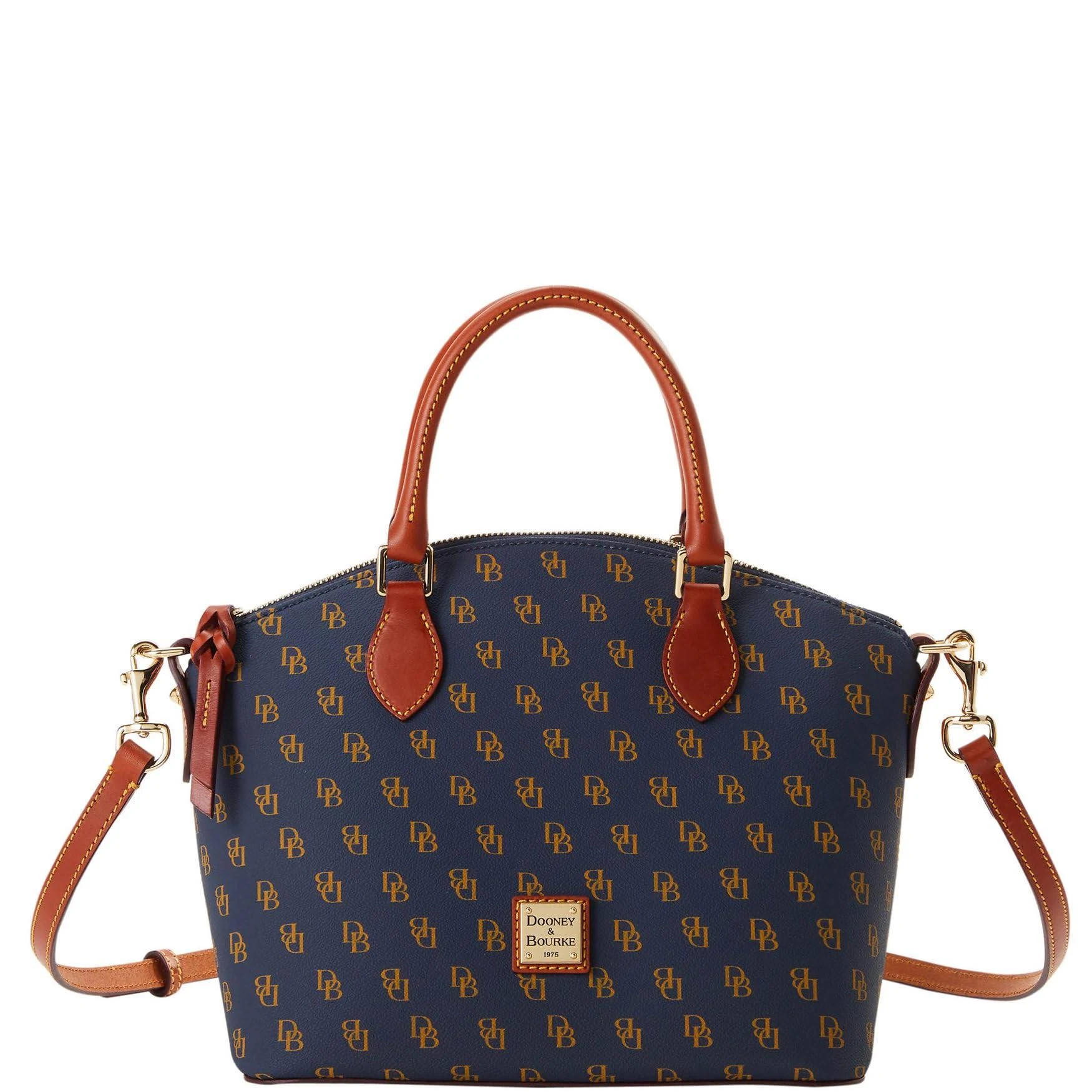 Dooney &amp; Bourke Gretta Geena Satchel - Navy