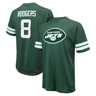 Majestic Threads Men's Aaron Rodgers New York Jets Oversize Fit T-Shirt