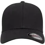 Flexfit 5001 Cotton Twill Cap - Black - L/XL