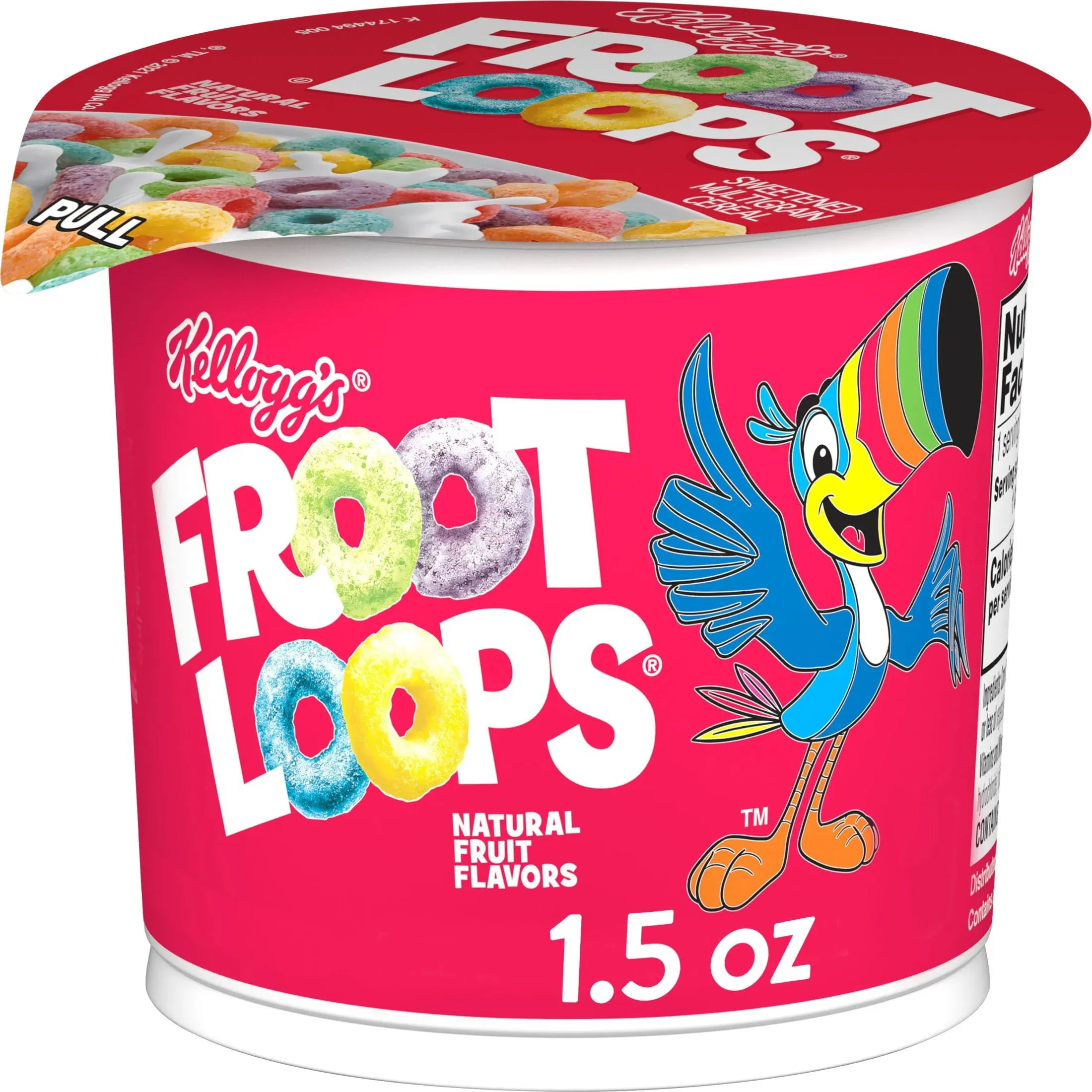 Froot Loops Breakfast Cereal - Single Serve Cup - 1.5oz - Kellogg's