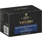 Taylors of Harrogate Tea, Scottish Breakfast, Bags - 50 pack, 2.5 g bags