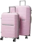 Samsonite Pink Rose Freeform Hardside Expandable Luggage W Spinners Set of 2