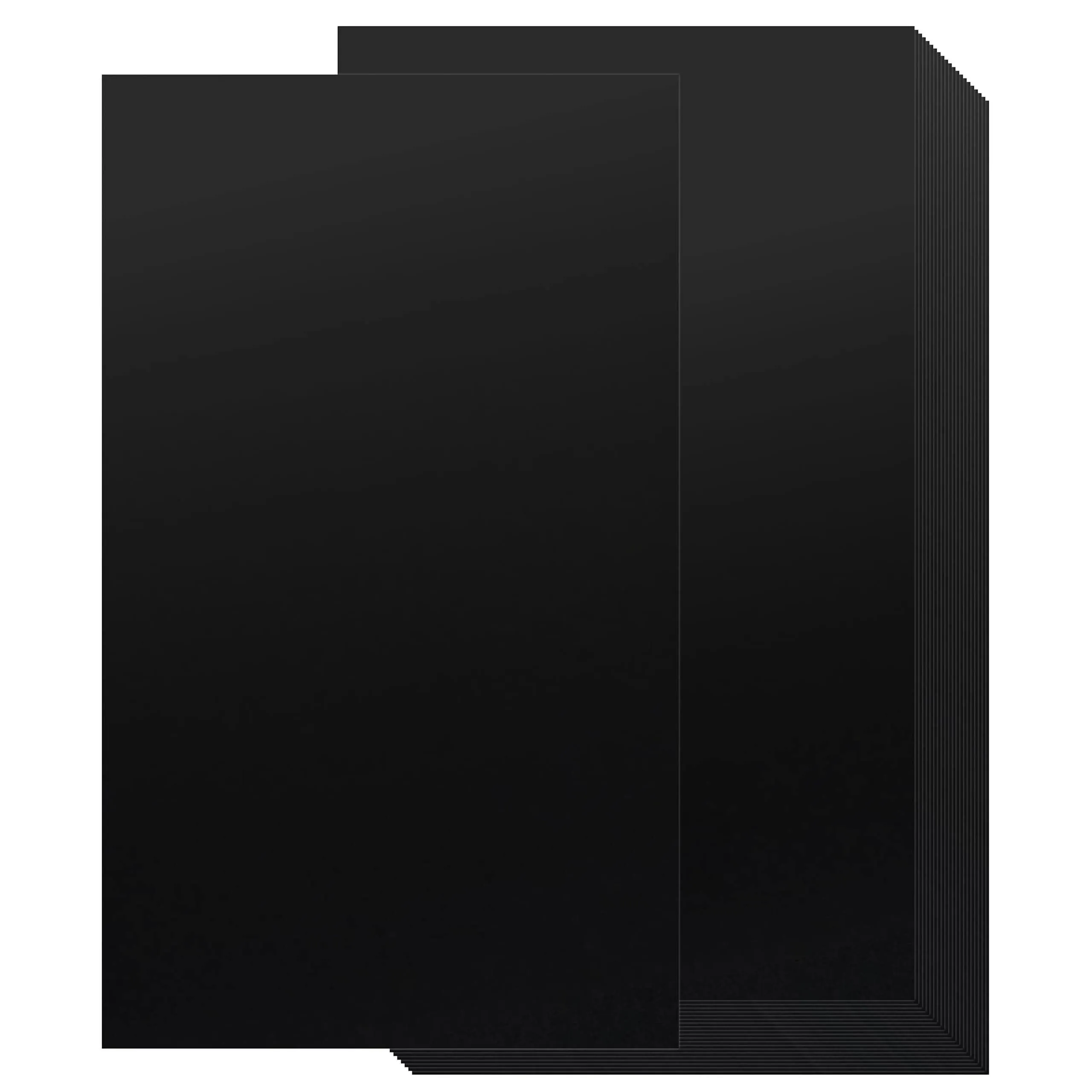 200 Pack Cardstock Paper 4x6 Inches 300gsm Black Heavyweight Blank Index Card...