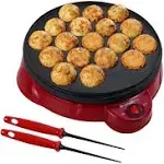 Electric Takoyaki Maker With Free Takoyaki Tools - Specialty & Novelty Cake Pans for Takoyaki Octopus Ball, Pop, Ebelskiver, Aebleskiver -Easy Clean