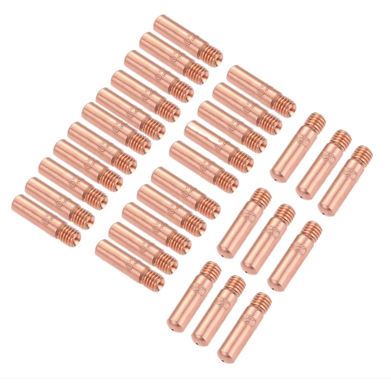 30Pcs MIG Welding Contact Tips 11-23 (0.023") Replacement for Lincoln/Magnum 100L & Tweco Mini #1 MIG Welding Gun