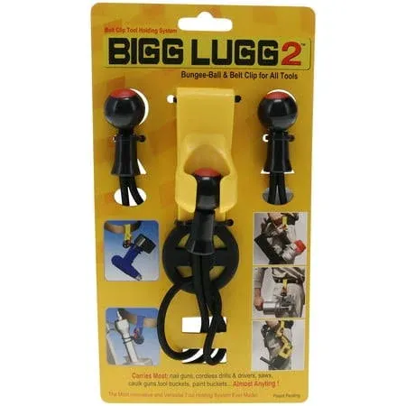 Superior Parts BL2-3BM Original Bigg Lugg 2 - Belt Clip Tool Holder System with 3 Ball Bungees