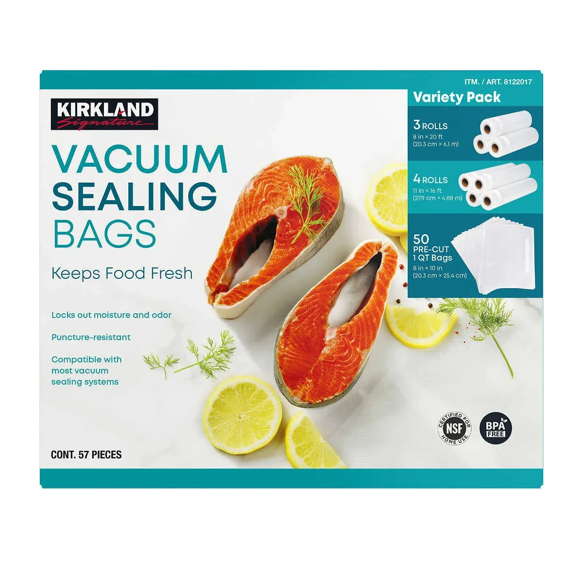 Kirkland Signature Vacuum Sealing Bags, Assortment Pack