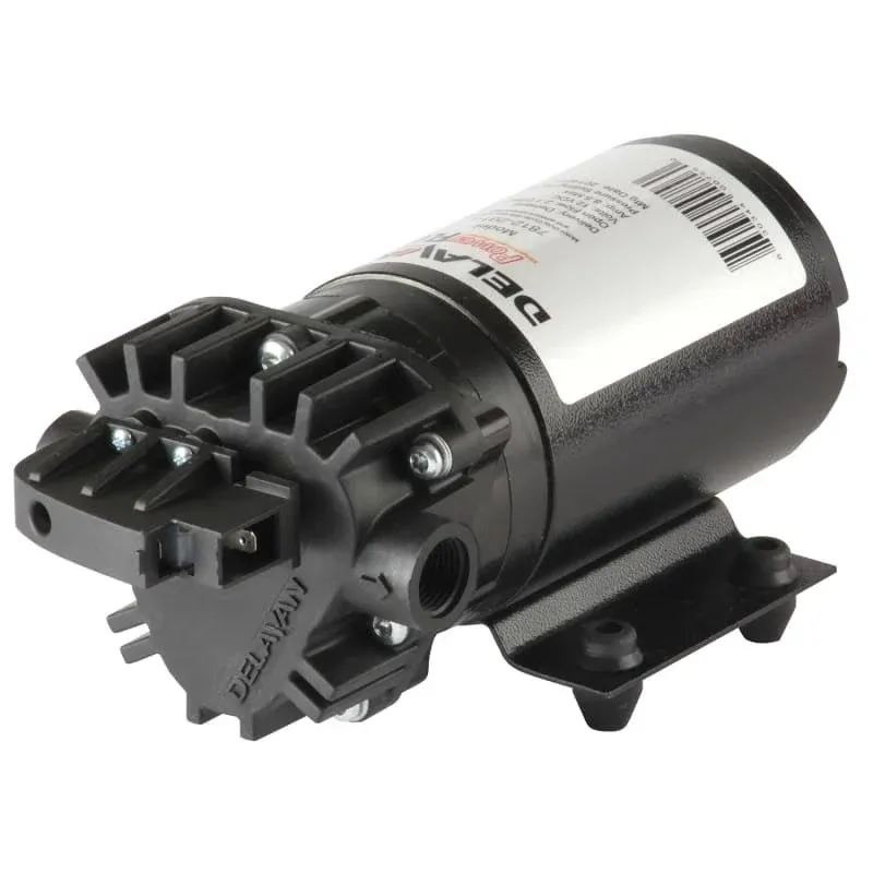 Delavan 7812-201-SBI I Series 12 Volt 60 psi 2.1 GPM On Demand Diaphragm Pump