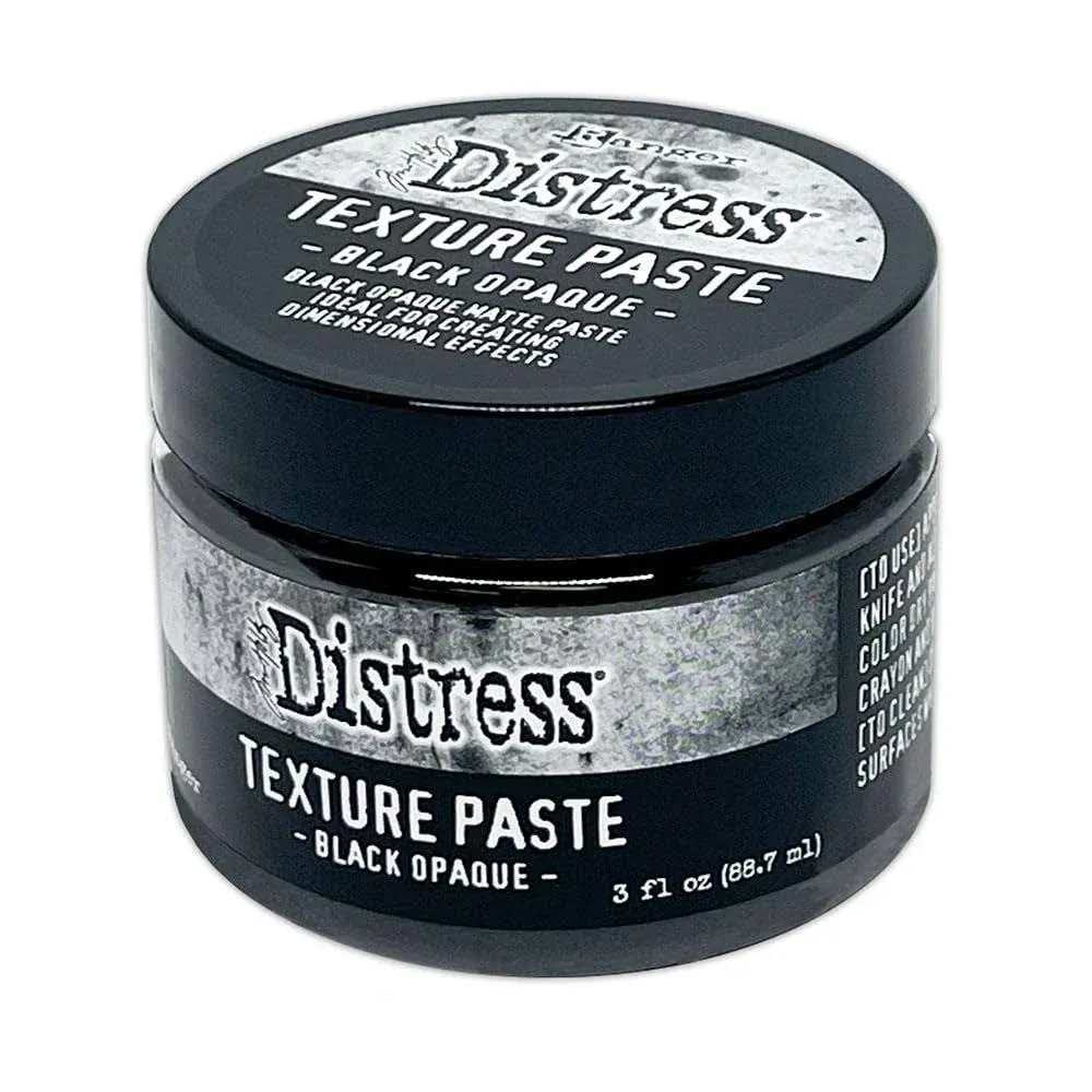 Ranger Tim Holtz Distress Texture Paste Black Opaque 88ml