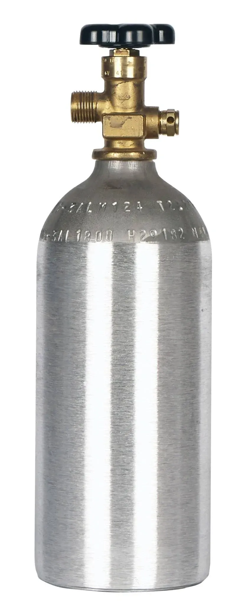 Luxfer CO2 2.5 LB Aluminum Cylinder Tank CGA 320 Valve