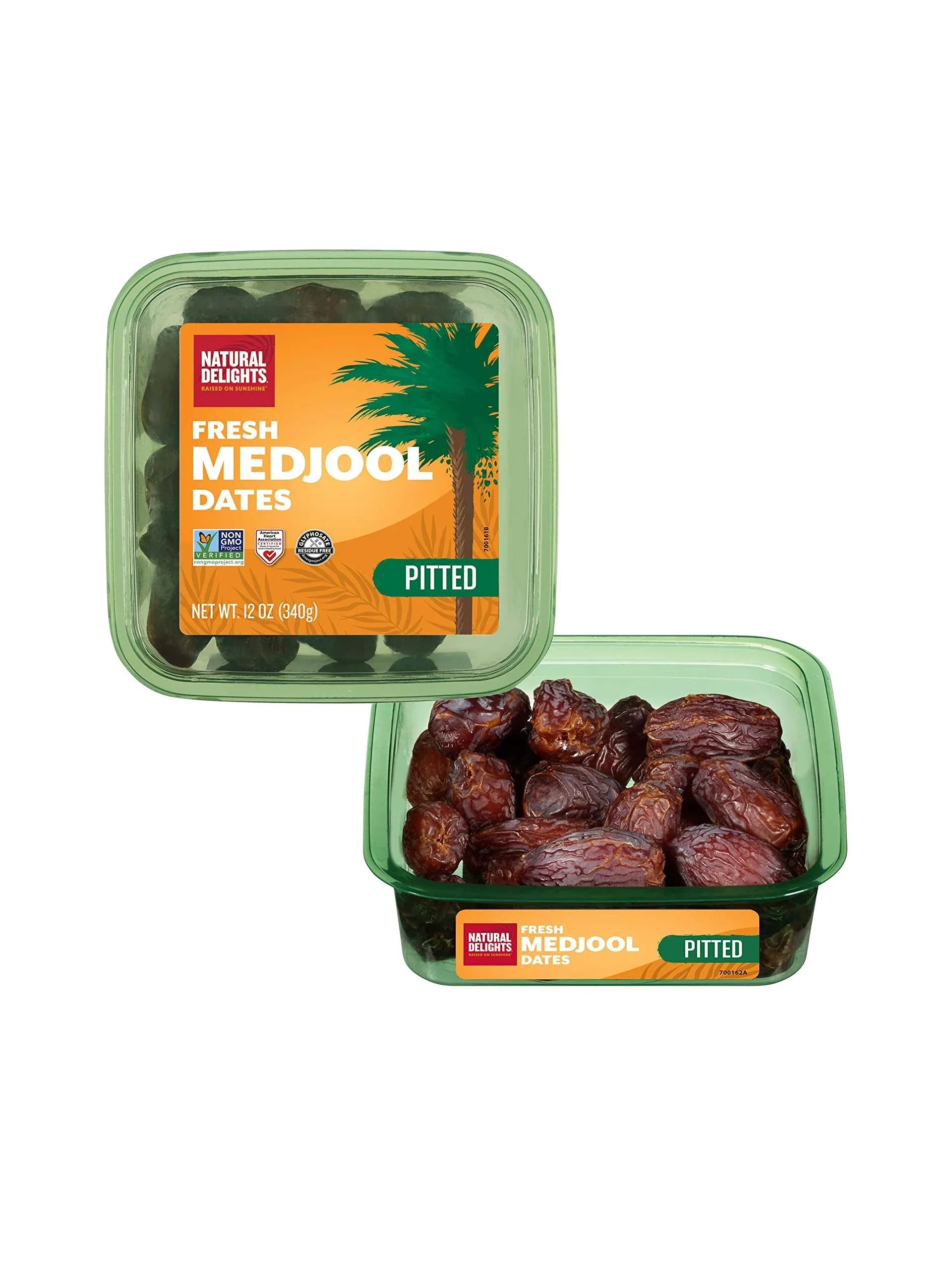 Natural Delights Medjool Dates – Large & Plump, Pitted Dates Medjool, Non-GMO ...