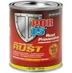 Por 15 45008 Por-15 Rust Preventive Black - Pt.