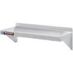 Stainless Steel Wall Mount Shelf 36&#034; Wide x 14&#034; Deep Commercial Grade - NSF C...