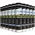 Atomlube All Purpose Grease, 10-Pack 14 Oz. Tubes | Multi Function Lubricant |