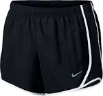 Nike Girls' Dry Tempo Running Shorts, XS, Black/White 2