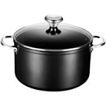 Le Creuset Toughened Nonstick Pro Stockpot with Glass Lid, 6.3 qt.