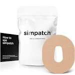 SIMPATCH – OmniPod Adhesive Patch (25-Pack) – Waterproof Adhesive, CGM Tape – Multiple Color Options (Biege)