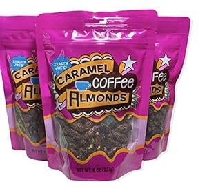 Caramel Coffee Almonds (Pack of 3), Size: One Size