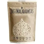 Just Macadamias Special 3 lbs Bulk, Raw, Healthy, Whole, Macadamia Nuts