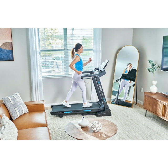 Echelon Stride Treadmill, Smart Foldable, Cushioned Deck, Bluetooth, Workout Programs, Easy Storage, Great Home Workout, + 30-Day Free Membership, Sport 30