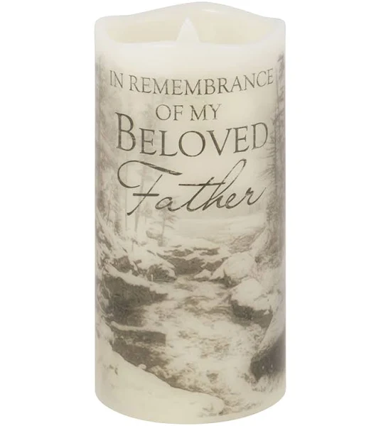 Carson, Everlasting Glow with Premier Flicker Father Candle