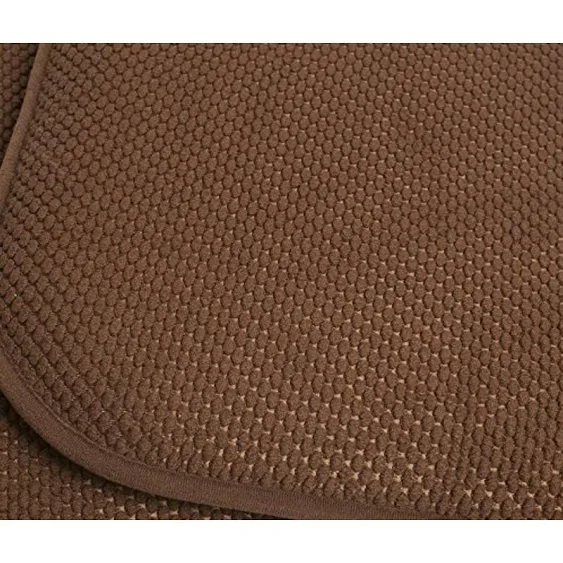 4 Pack Memory Foam Honeycomb Nonslip Back 16" x16" Chair/Seat Cushion Pad, Brown