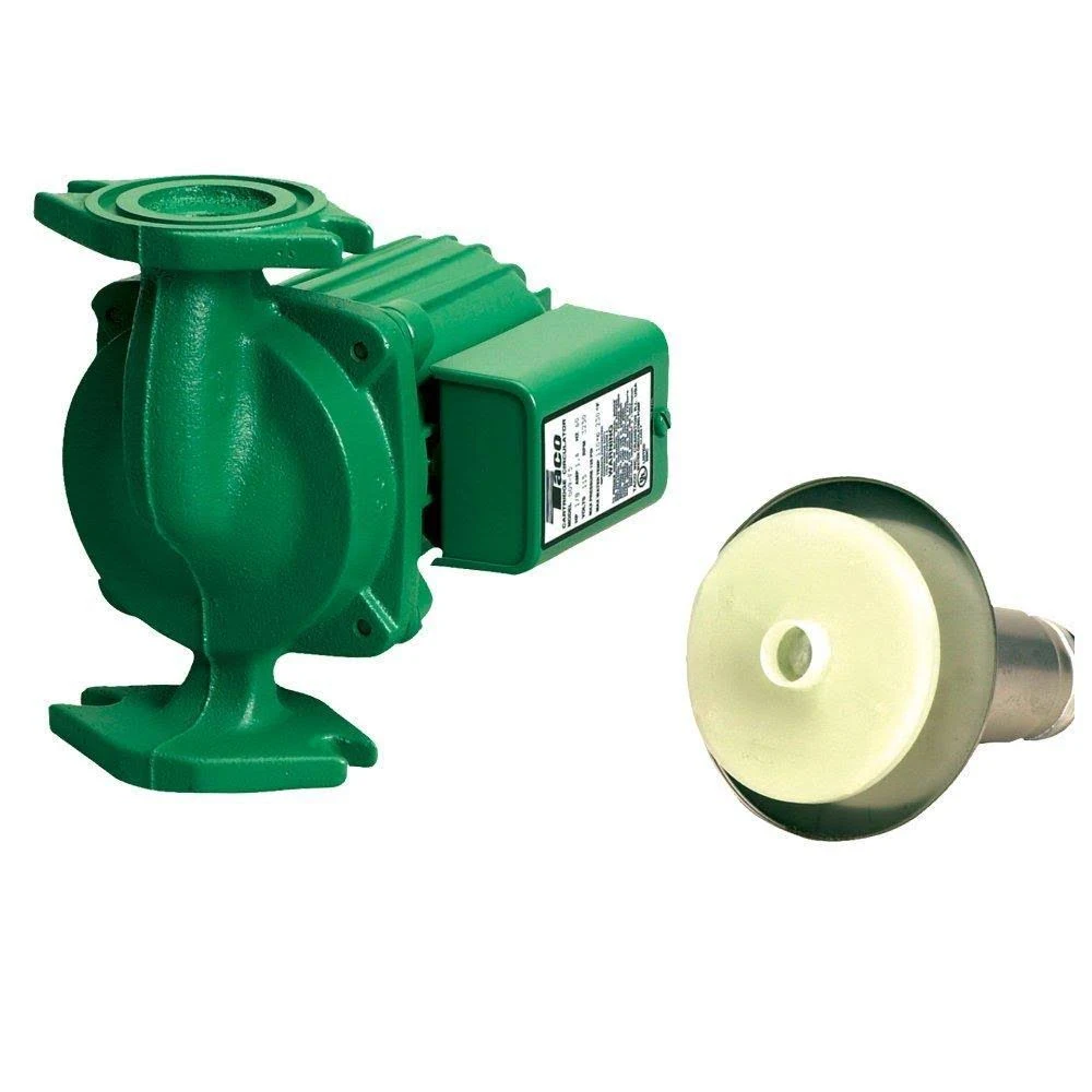 Taco 009-BF5-J Circulating Pump Cast Iron with Bronze Cartridge for Longer Life