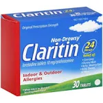 Claritin 24 Hour Non-Drowsy Allergy Tablets - 30 ct