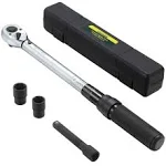 3/8-Inch Drive Click Torque Wrench (10-100 Ft.-Lb./15-135 Nm) Dual-Direction Adj