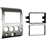 Metra® 95-7406 - Double DIN Gray/Silver Stereo Dash Kit