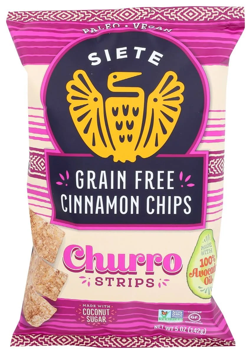 Siete Grain Free Cinnamon Chips Churro Strips ? 5oz