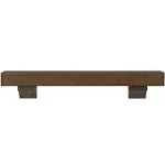 Pearl Mantels Shenandoah 60 inch Mantel Shelf Cherry Rustic Distressed Finish