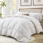 Globon Ultra-Soft Down Feather Comforter California King Size,Luxurious Fluffy H