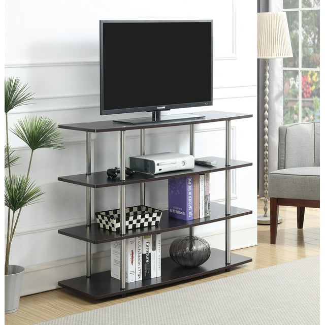 Convenience Concepts Designs2Go XL Highboy TV Stand, Light Oak