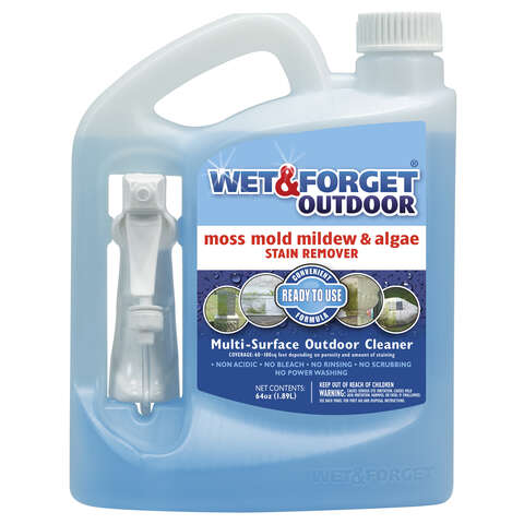 Wet &amp; Forget Outdoor Cleaner 64 oz