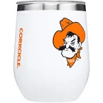 CORKCICLE- OSU Cowboys Stemless 12oz Wine Tumblers w/lid NWT